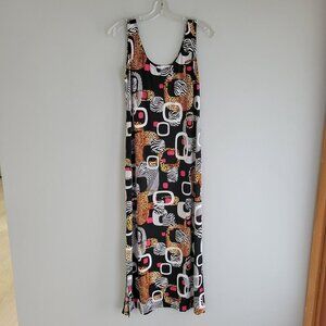 Joseph Ribkoff Maxi Multicolor Dress Size 8